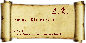 Lugosi Klemencia névjegykártya